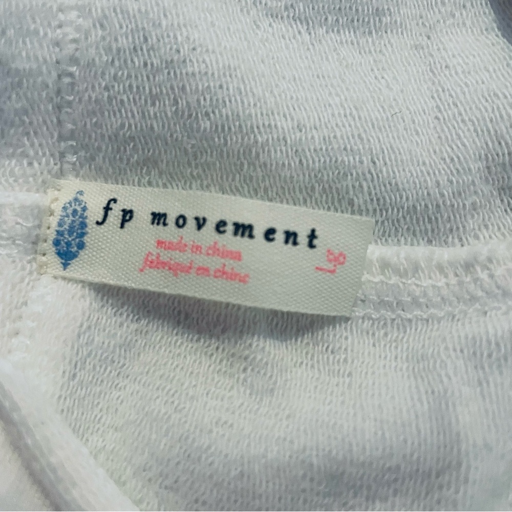FP MOVEMENT FREE PEOPLE COTTON FOLD-OVER WAIST LEGGINGS LARGE - Picture 8 of 9